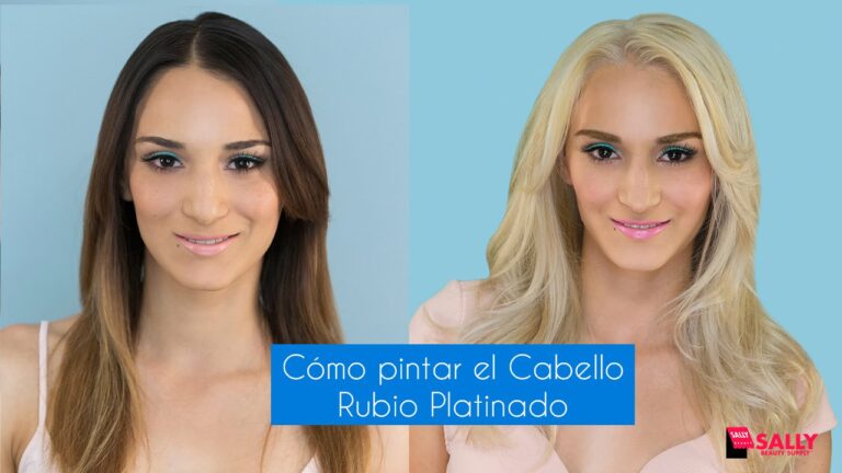 Consejos para tenirse el pelo de rubio platino